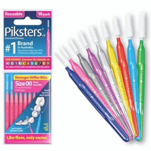 Piksters hambavaheharjad 10 tk - vali suurus