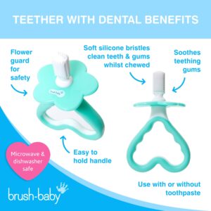 Brush-Baby My FirstBrush & Teether Set 0-18 kuud