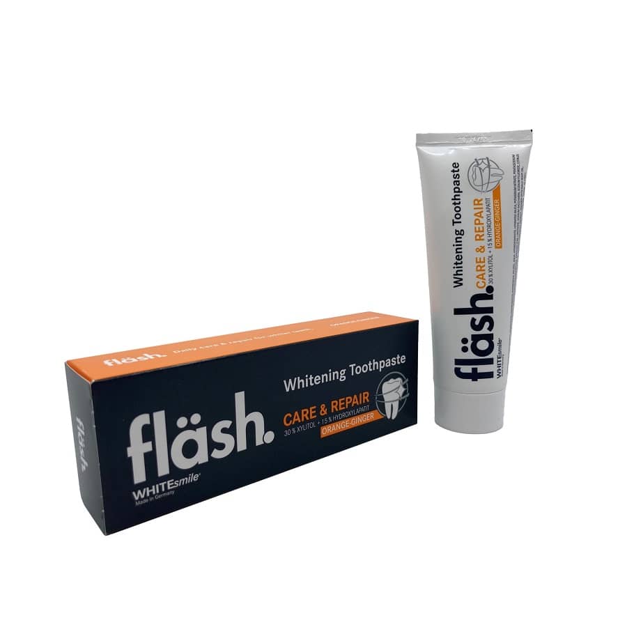 flash_orange_ginger FLÄSH hambapasta 75ml apelsini-ingveri maitseline