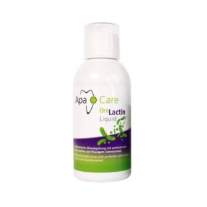 ApaCare OraLactin pre- ja postbiootiline palsam-suuvesi ning hambapasta