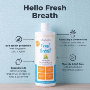 Oxyfresh Lemon Mint suuvesi 473 ml