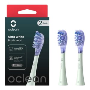 Oclean hambaharja otsikud White - rohelised 2tk