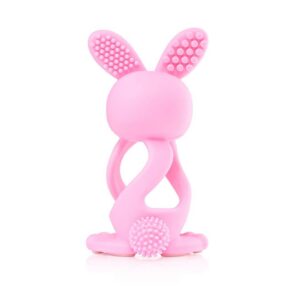 Brush-Baby Bobbie Bunny teether laste näritav mänguasi 0-3a.