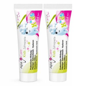 ApaCare Kids probiootiline hambapasta lastele 0–6 a, 50 ml - 2tk