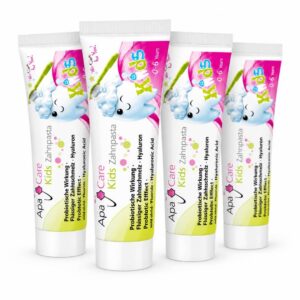 ApaCare Kids probiootiline hambapasta lastele 0–6 a, 50 ml - 4tk